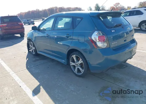 2009 Pontiac Vibe Gt из США, поврежденный, VIN 5Y2SR67019Z437764